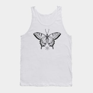 Butterfly dotwork Tank Top